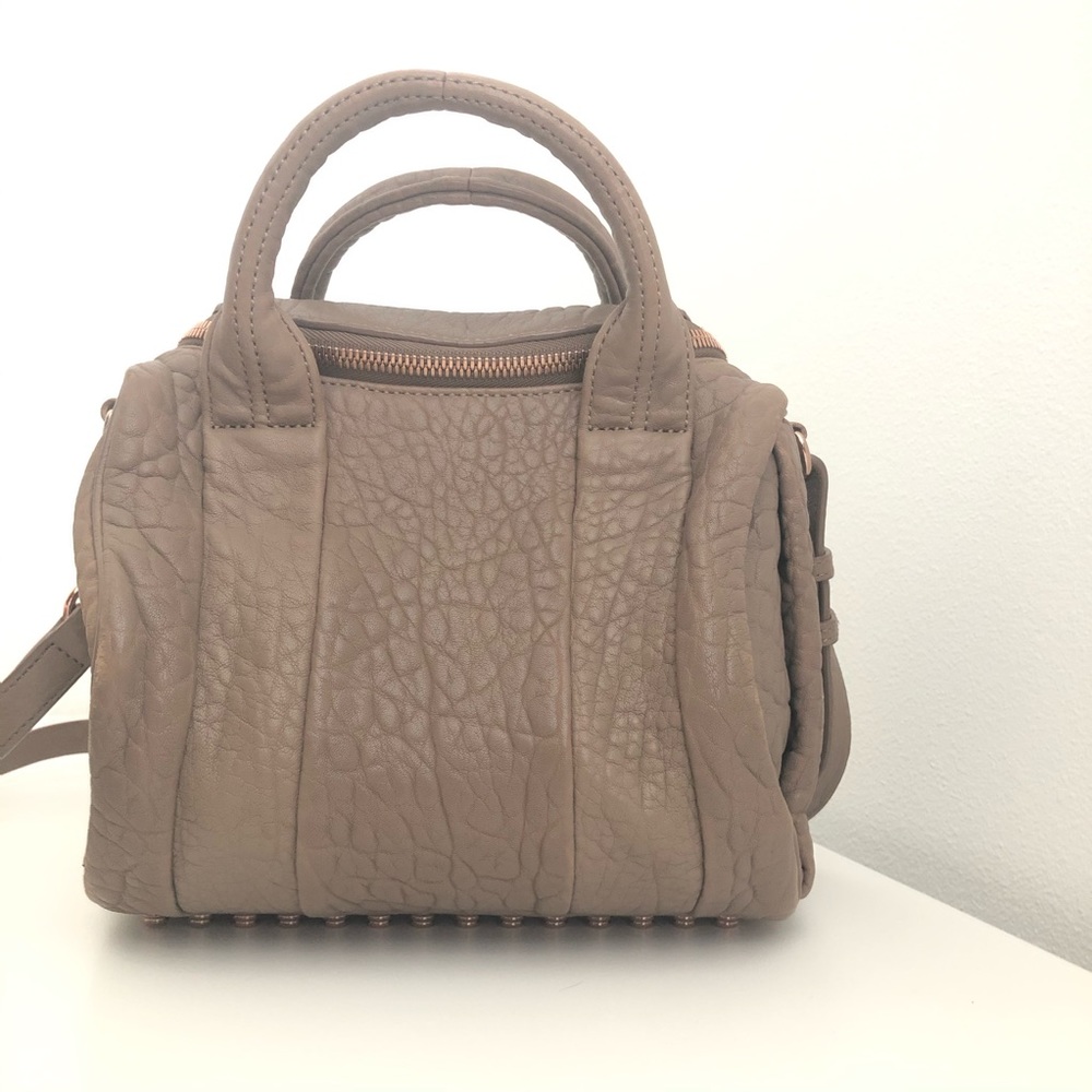 Alexander Wang rockie latte with rose gold